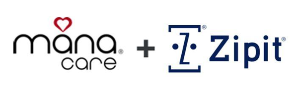 Mana Care and Zipit Logo partnership